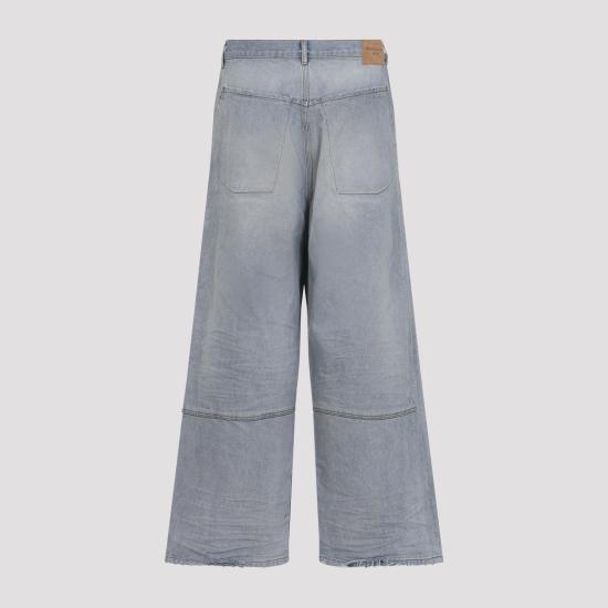 26SS 발렌시아가 미니멀 배기 팬츠 857216 TTWB1 4009 DIRTY LIGHT BLUE - BALENCIAGA