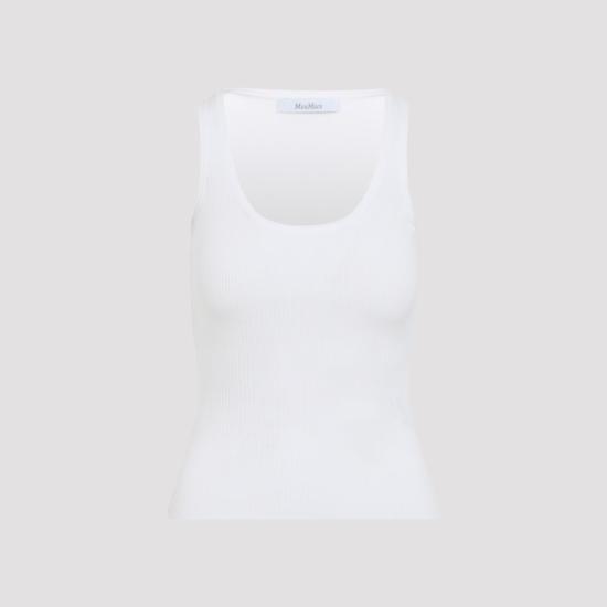 26SS 막스마라 탑 2611361032600 001 BIANCO WHITE - MAX MARA
