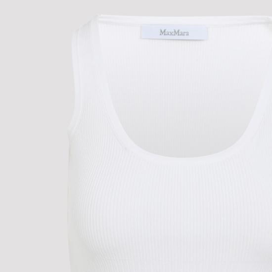 26SS 막스마라 탑 2611361032600 001 BIANCO WHITE - MAX MARA