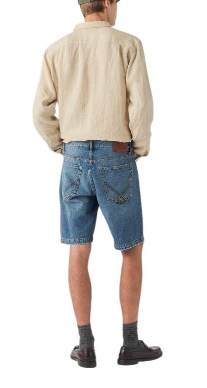  로이로져스 숏팬츠 RRU085D6751392 999 BLU BLUE - ROY ROGER'S