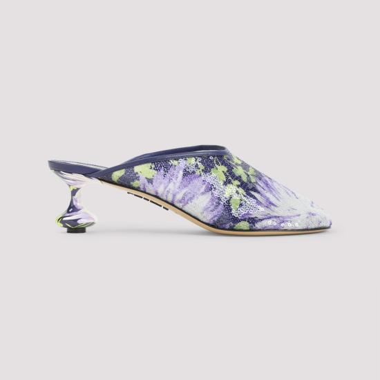 25FW 로에베 뮬/슬리퍼 LLST379X10 5657 NAVY LILAC BLUE - LOEWE