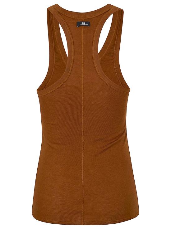 26SS 엘리자베타프랜치 탑 CN77B61E2 600 CUOIO BROWN - ELISABETTA FRANCHI