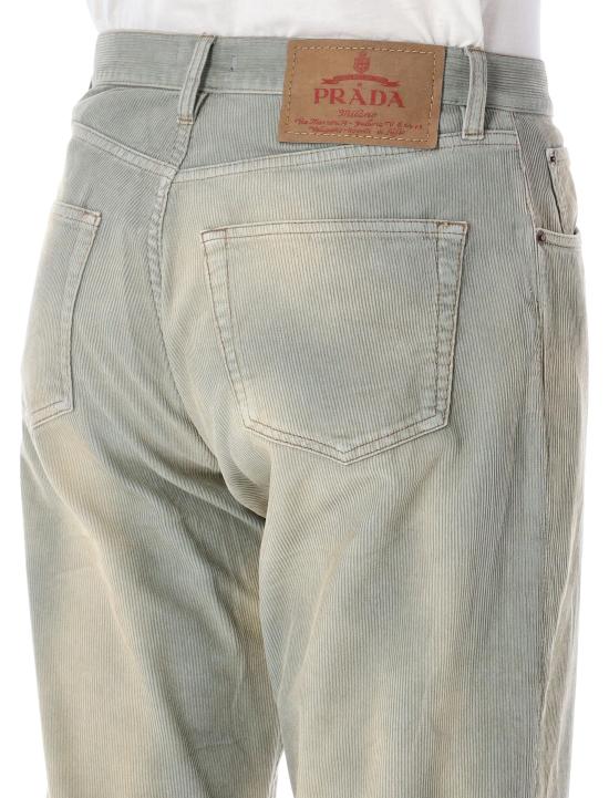 25FW 프라다 스트레이트 팬츠 GEP358166E F0V3N LIGHT BLUE - PRADA