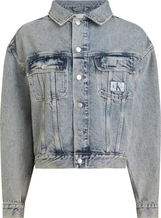  캘빈클라인 데님 자켓 J20J222501 1A4 BLU BLUE