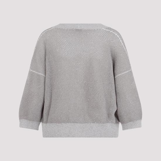 26SS 페세리코 스웨터 A99032F12 9234R 03R BIANCO NATURALE NUDE NEUTRALS - PESERICO