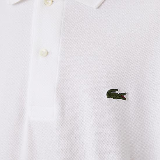  라코스테 클래식 롱슬리브 폴로 셔츠 L1312 001 BIANCO WHITE - LACOSTE