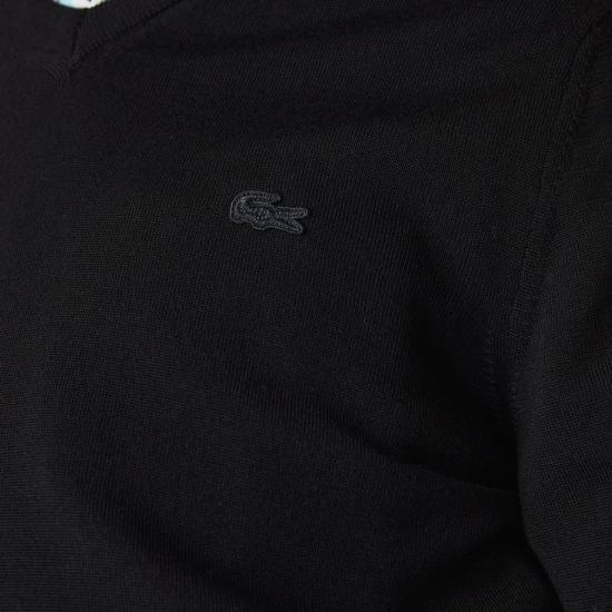  라코스테 긴팔 티셔츠 AH1990 031 NERO BLACK - LACOSTE