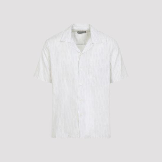 26SS 카날리 셔츠 CSM3055 GL03773 201 PEARL GREY - CANALI