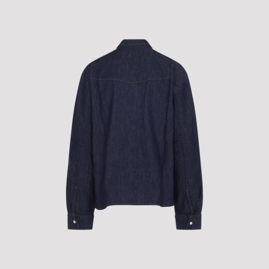 26SS 케이트 셔츠 1184923040 W923 040 BENSON BLUE - KHAITE