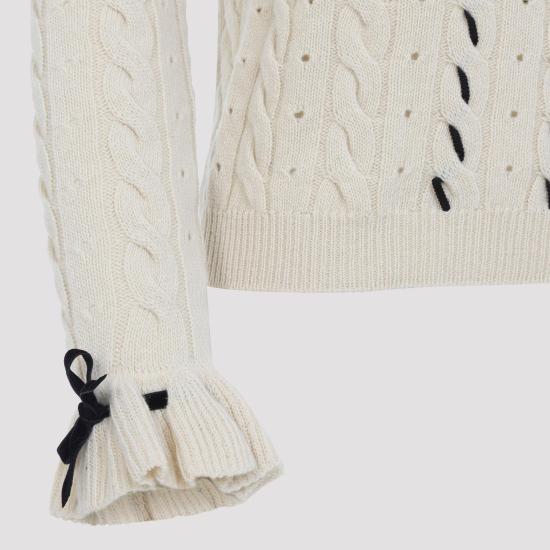 25FW 발렌티노 가라바니 스웨터 7B3KC66Z9K9 ET5 BETULLA NUDE NEUTRALS - VALENTINO GARAVANI