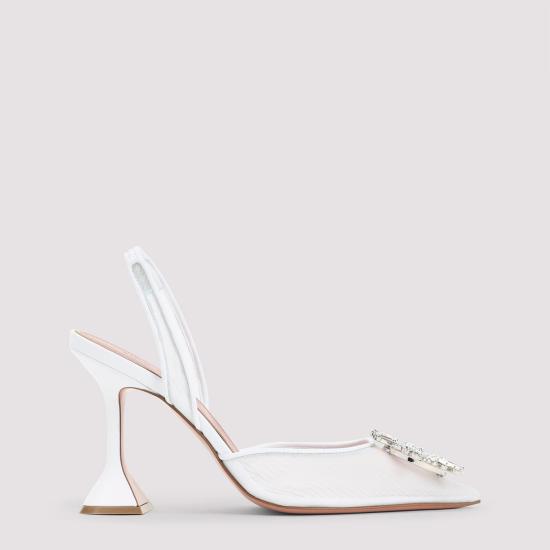 26SS 아미나 무아디 뮬/슬리퍼 13S362832BEG WHITE - AMINA MUADDI