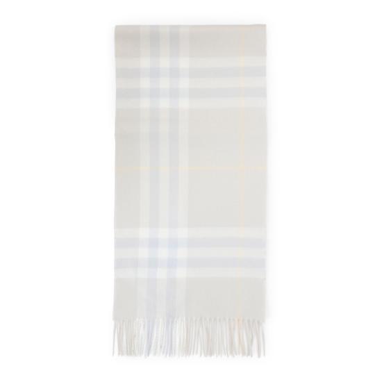 26SS 버버리 체크 캐시미어 스카프 8112650 A1481 SMOKE GREY