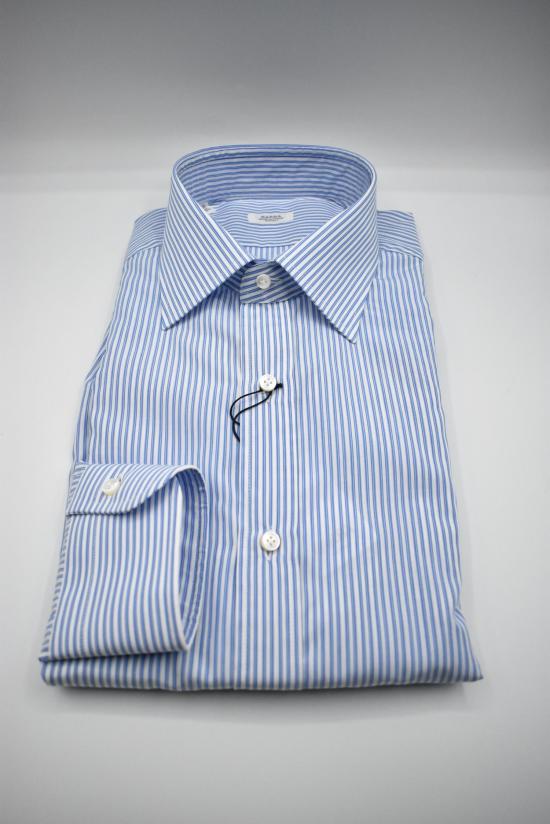 SPRING SUMMER 발바 셔츠 D3U90P0140025U 02 CELESTE BIANCO