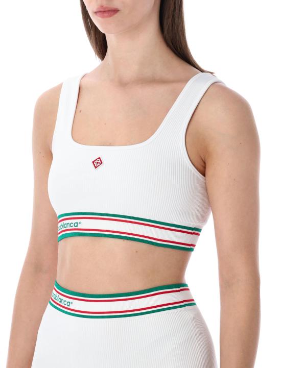 26SS 카사블랑카 탑 WSP26ACT026 01 SEAMLESS WHITE - CASABLANCA