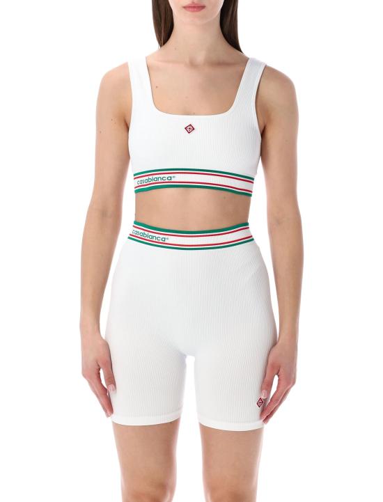 26SS 카사블랑카 탑 WSP26ACT026 01 SEAMLESS WHITE