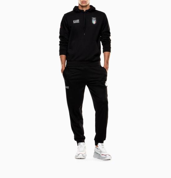 26SS 엠포리오 아르마니 긴팔 티셔츠 7X000553 AF24845 001 BLACK - EMPORIO ARMANI