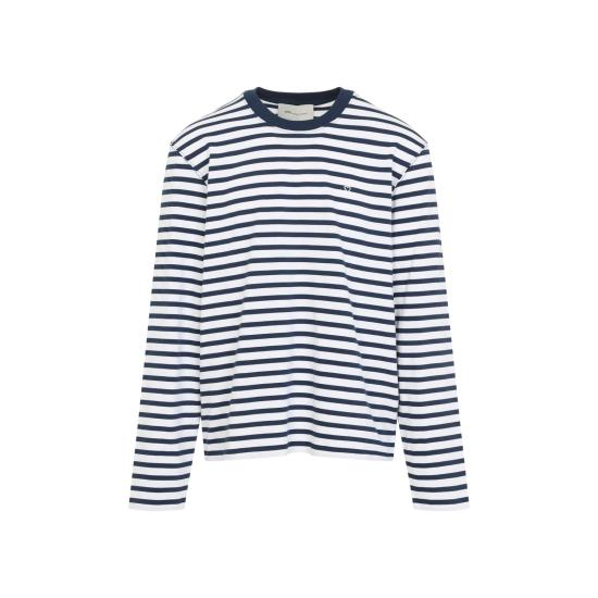 26SS 아미 폴로 티셔츠 UTS375 JE0210 A044 ENCRE BLANC WHITE