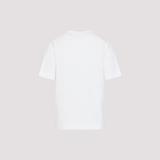  버버리 체크 라벨 티셔츠 8104886 B7078 CHALK NUDE NEUTRALS - BURBERRY