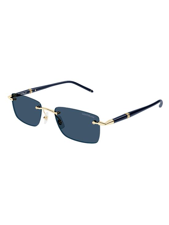 26SS 몽블랑 선글라스 MB0344S 003 GOLD BLUE BLUE - MONTBLANC