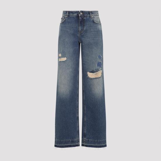 25FW 돌체앤가바나 데님 팬츠 FTC8CD G8NR4 S9001 DENIM BLUE - DOLCE & GABBANA