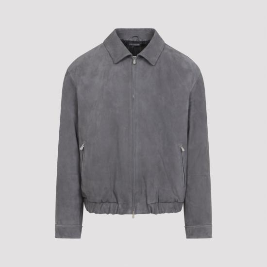 26SS 브루넬로 쿠치넬리 컨트리 스웨이드 블루종 MPCAO2071 CYH75 GRIGIO GREY - BRUNELLO CUCINELLI