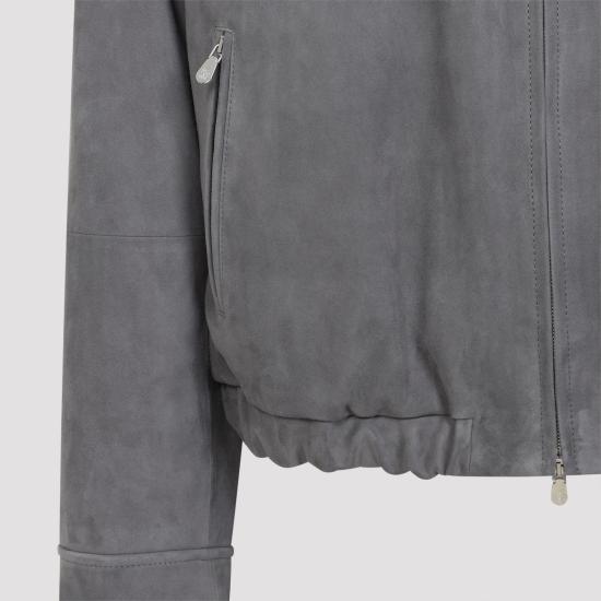 26SS 브루넬로 쿠치넬리 컨트리 스웨이드 블루종 MPCAO2071 CYH75 GRIGIO GREY - BRUNELLO CUCINELLI