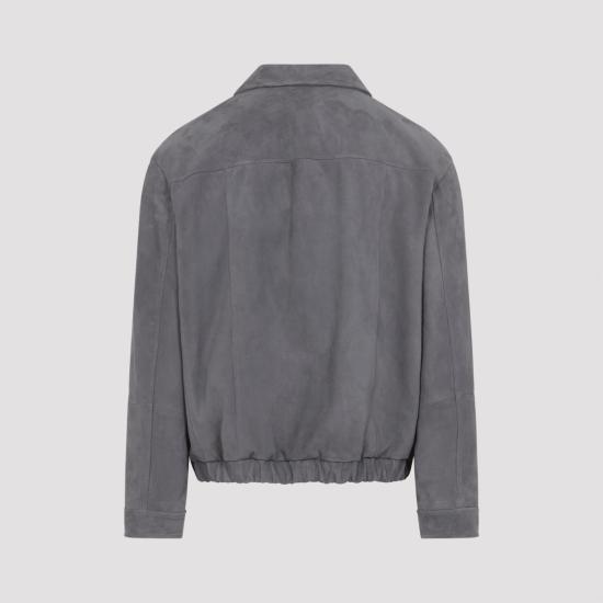 26SS 브루넬로 쿠치넬리 컨트리 스웨이드 블루종 MPCAO2071 CYH75 GRIGIO GREY - BRUNELLO CUCINELLI