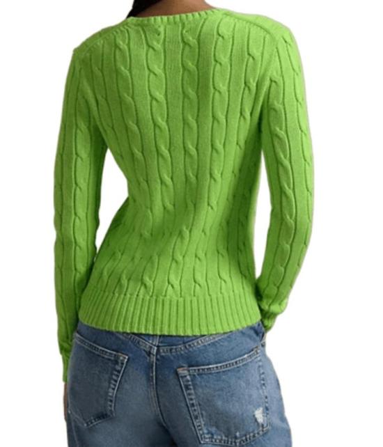 26SS 랄프 로렌 스웨터 211971869 504 BRIGHT LEAF - RALPH LAUREN