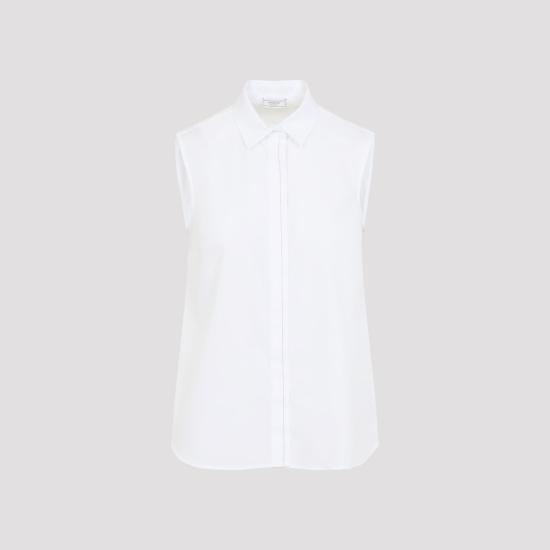 26SS 페세리코 탑 A08626 8928C 01C BIANCO NATURALE WHITE - PESERICO