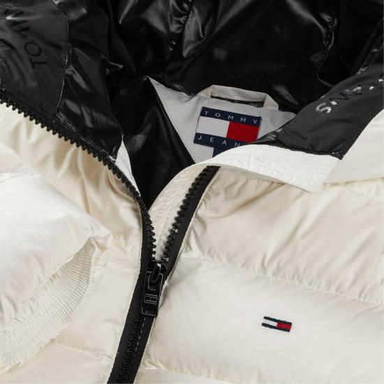 25FW 토미진 숏패딩 DW0DW21617 YBL BIANCO WHITE - TOMMY JEANS