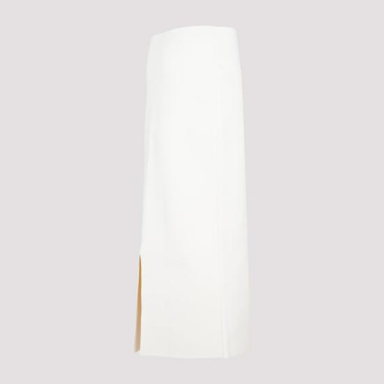  질샌더 롱 스커트 J03MA0115 J18273 102 PORCELAIN NUDE NEUTRALS - JIL SANDER