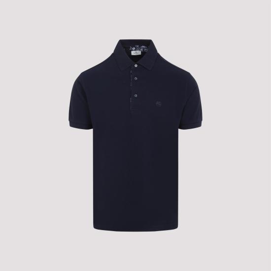 25FW 에트로 폴로 티셔츠 MRMD0005 AJ264 B0387 BLU SCURISSIMO 3 BLUE - ETRO