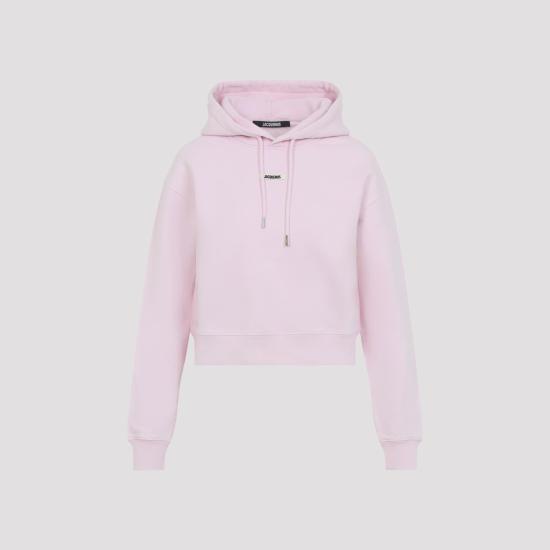 26SS 자크뮈스 르 그로그랭 후드 티셔츠 HOW00247AJ00109 431 PINK 2 PINK PURPLE - JACQUEMUS