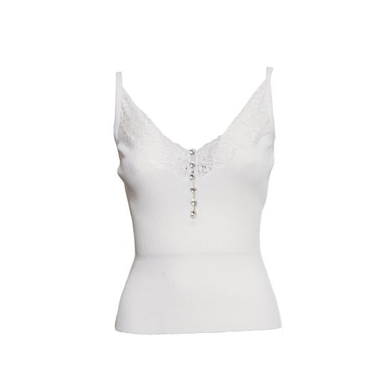 25FW 셀프 포트레이트 탑 PF25042TW W WHITE