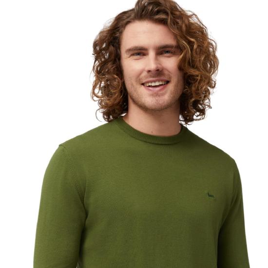  하몬트앤블레인 긴팔 티셔츠 HRL018030075 629 VERDE GREEN - HARMONT & BLAINE