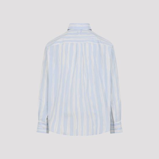 26SS 자크뮈스 셔츠 SHM00605AW00691 3GT BLUE BEIGE GOUACHE PRINT - JACQUEMUS