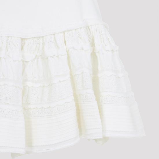 26SS 알라이아 스커트 AA9J2480K164C 000 BLANC WHITE - ALAIA