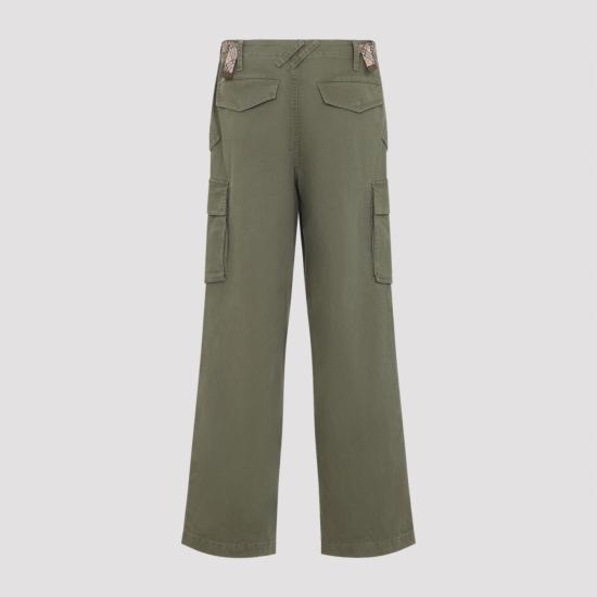 26SS 버버리 코튼 카고 트라우저 8116438 C1424 PASTURE GREEN - BURBERRY