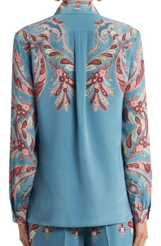 25FW 에트로 셔츠 WRIA0019 AKA37X0884 FANTASIA AZZURRO - ETRO