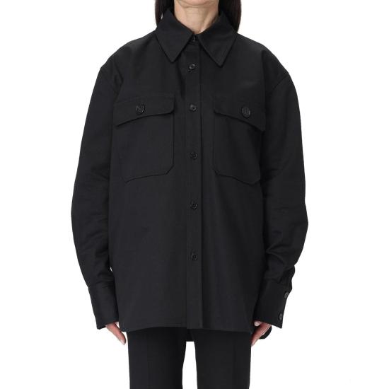  생로랑 셔츠 786696Y1A62 1000 Black BLACK - SAINT LAURENT