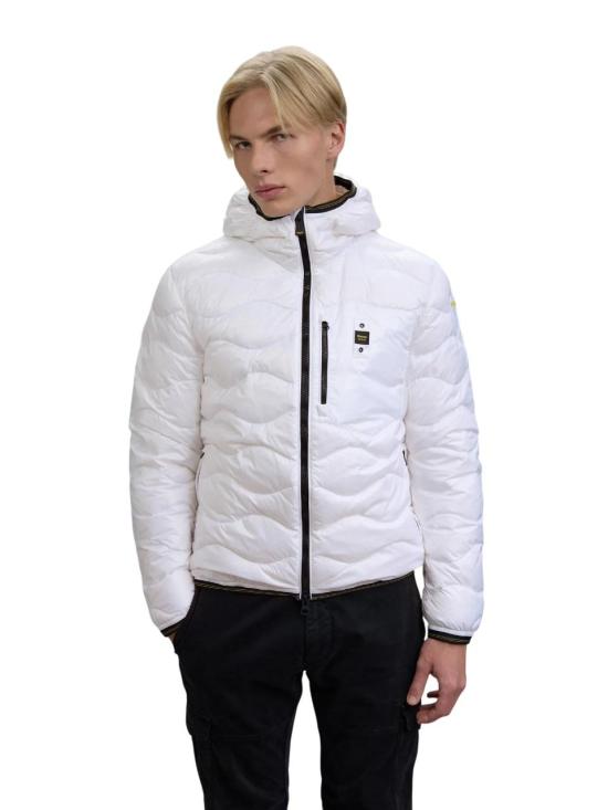 25FW 블라우어 숏패딩 25WBLUC03074 100 BIANCO WHITE - BLAUER