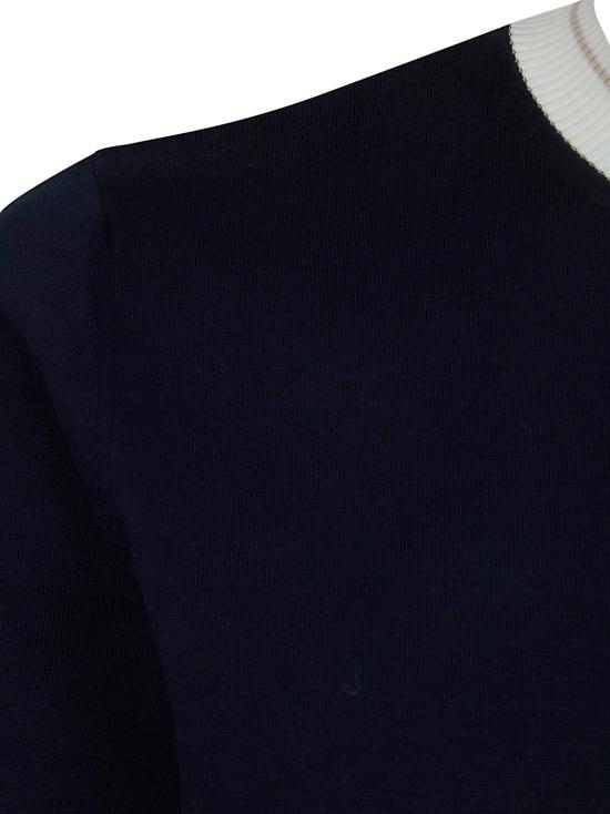 26SS 일레븐티 폴로 티셔츠 M76MAGM19 MAG0M013 110102 BLU BIANCO E SABBIA BLUE