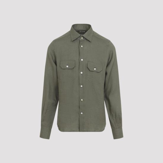 26SS 키톤 셔츠 UCWMH0969009000 KAKI GREEN - KITON
