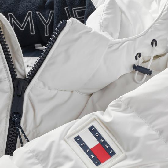  토미진 패딩 DM0DM19786 YBR BIANCO WHITE - TOMMY JEANS