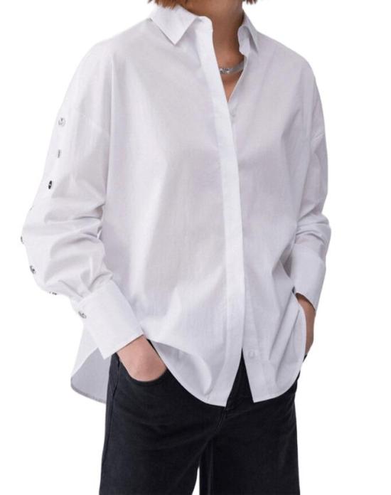 26SS 리우조 셔츠 WA6112 T039A 11111 WHITE - LIU JO