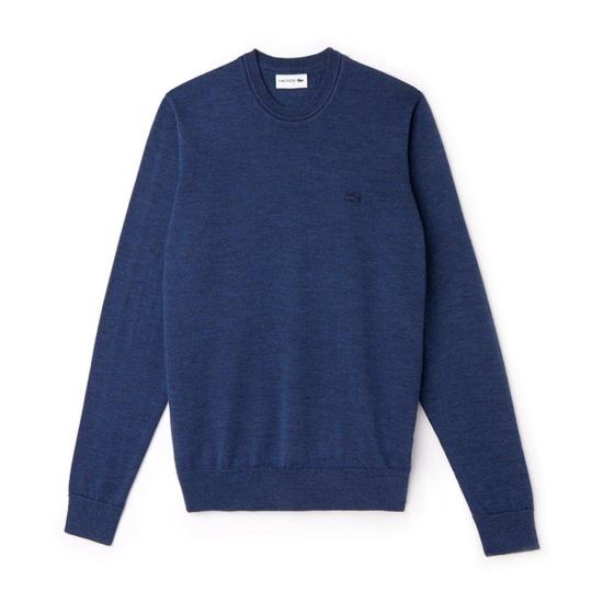  라코스테 긴팔 티셔츠 AH2997 RUQ BLU MELANGE BLUE - LACOSTE