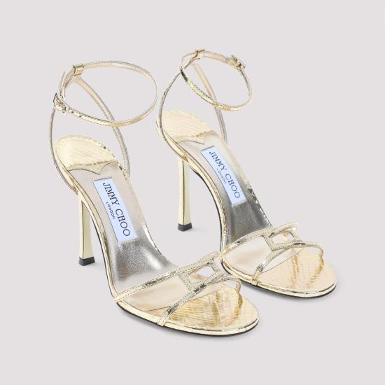 26SS 지미추 샌들 1998LEO100 WAP GOLD METALLIC - JIMMY CHOO