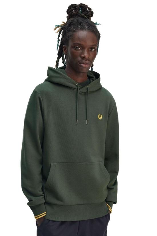  프레드페리 긴팔 티셔츠 M2643 X89 VERDE GREEN - FRED PERRY
