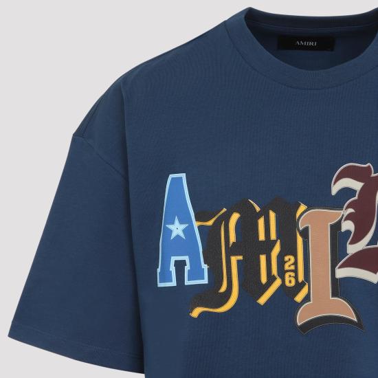 26SS 아미리 폴로 티셔츠 AMTOJR1006 DARK INDIGO BLUE - AMIRI