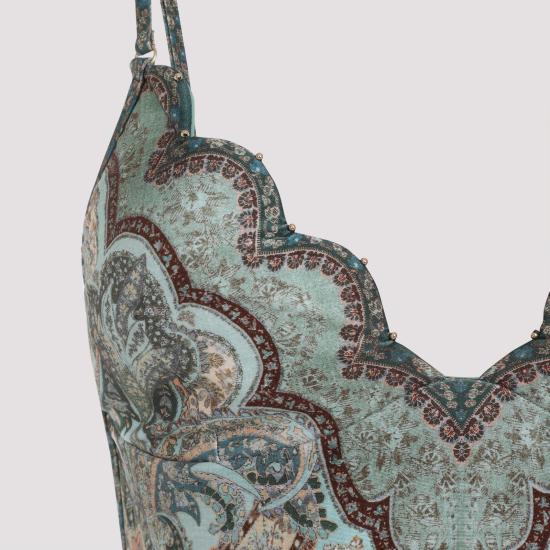 26SS 짐머만 비치웨어 5755WRS262 TAPESTRY TEAL MULTI MULTICOLOUR - ZIMMERMANN